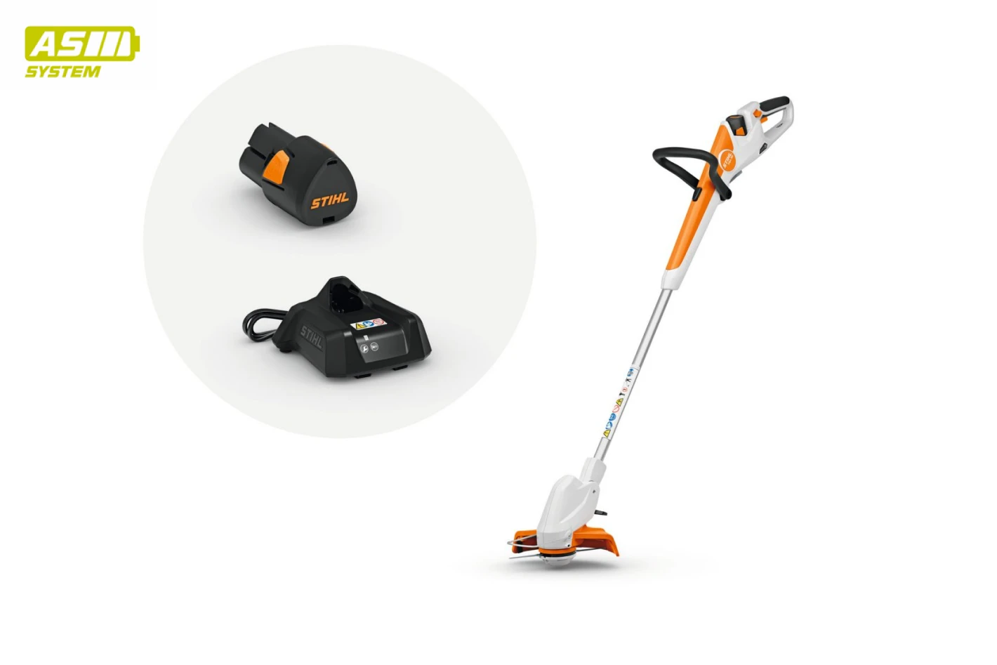 STIHL FSA 30 szegélynyíró 2x AS 2 akkuval és AL 1 töltővel