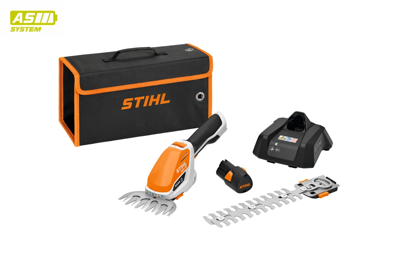 STIHL HSA 26 sövénynyíró AS 2 akkumulátorral és AL 1 töltővel