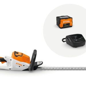 STIHL HSA 50 sövényvágó AK 10 akkumulátorral és AL 101 töltővel