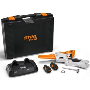 STIHL GTA 40 ágvágó, 2 db AS 2 akkumulátorral és AL 5-2 gyorstöltővel