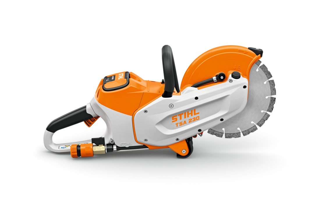 STIHL TSA 230 akkumulátoros vágótárcsás gép akkumulátor és töltő nélkül