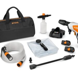 STIHL RCA 20 akkumulátoros nagynyomású mosó 2x AS 2 akkumulátorral és AL 1 töltővel