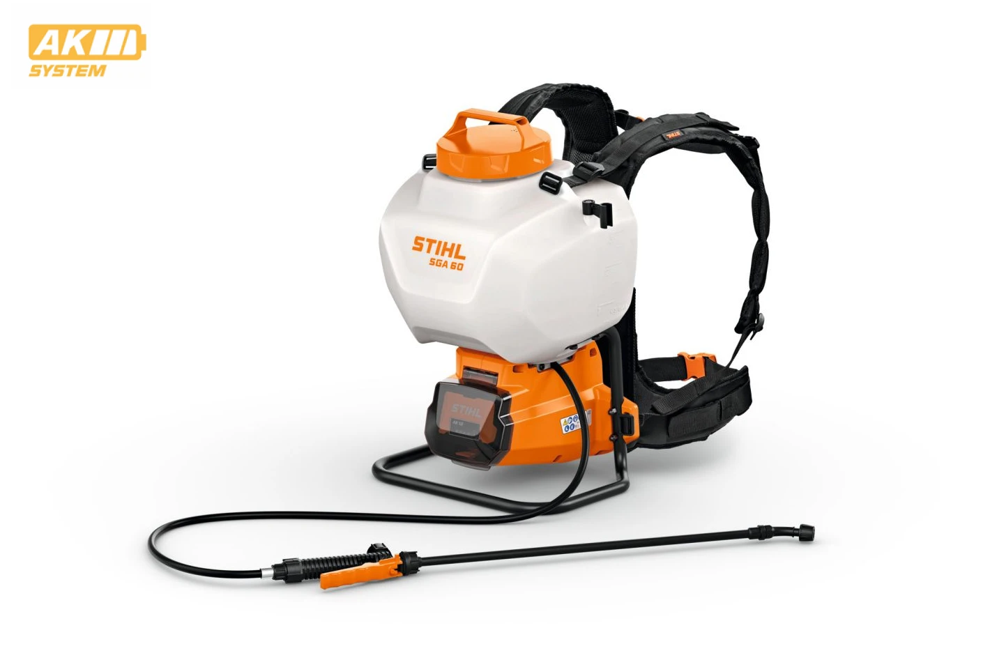STIHL SGA 60 AK akkumulátoros permetező akkumulátor és töltő nélkül